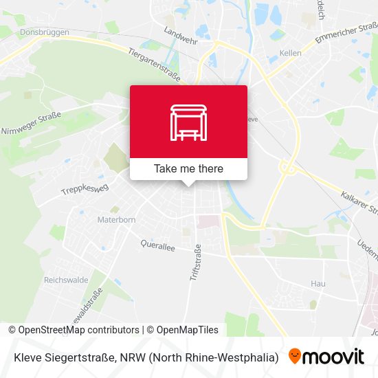 Карта Kleve Siegertstraße