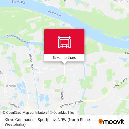 Карта Kleve Griethausen Sportplatz