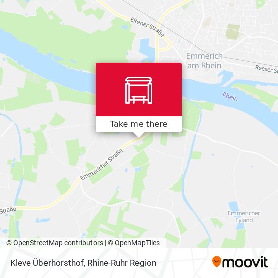 Kleve Überhorsthof map