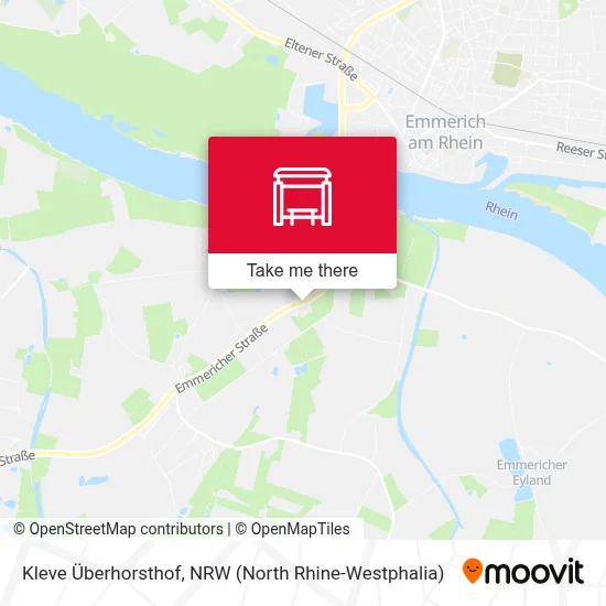 Kleve Überhorsthof map