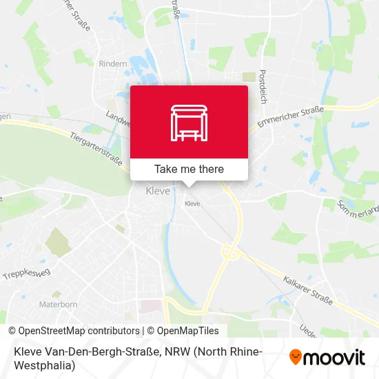 Kleve Van-Den-Bergh-Straße map