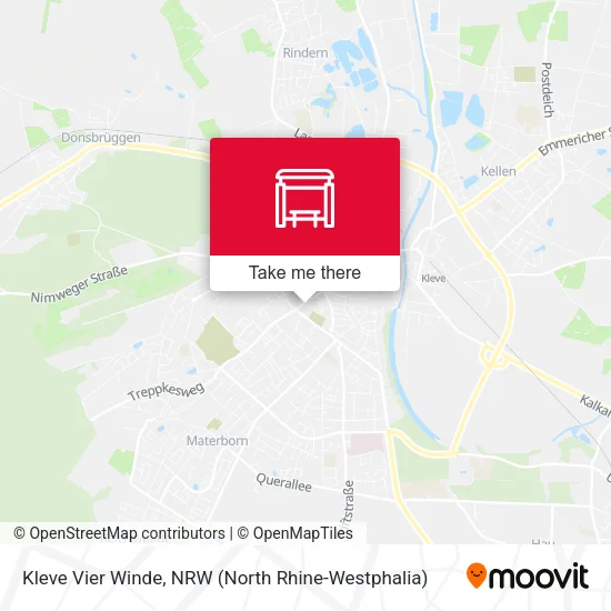 Kleve Vier Winde map