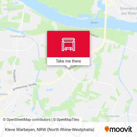 Карта Kleve Warbeyen