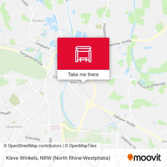 Kleve Winkels map