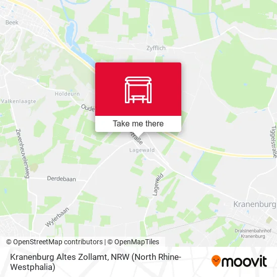 Карта Kranenburg Altes Zollamt