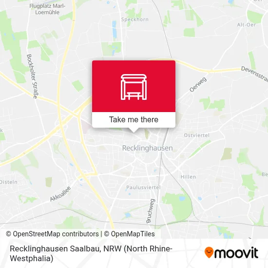 Recklinghausen Saalbau map