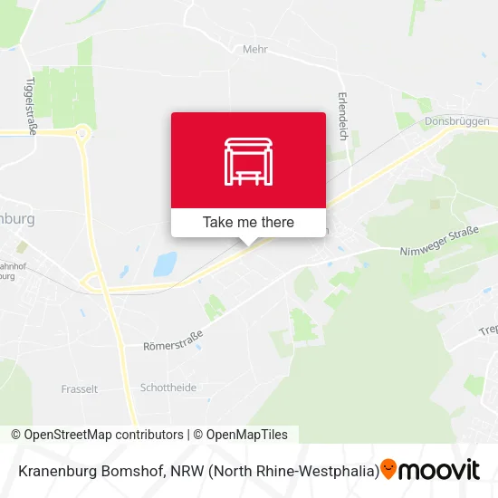 Карта Kranenburg Bomshof