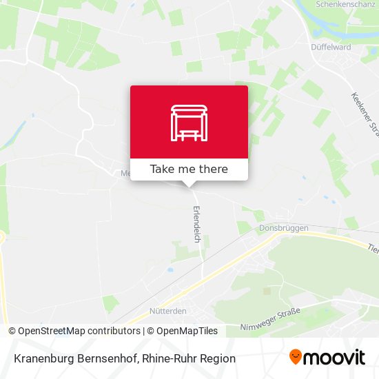 Kranenburg Bernsenhof map