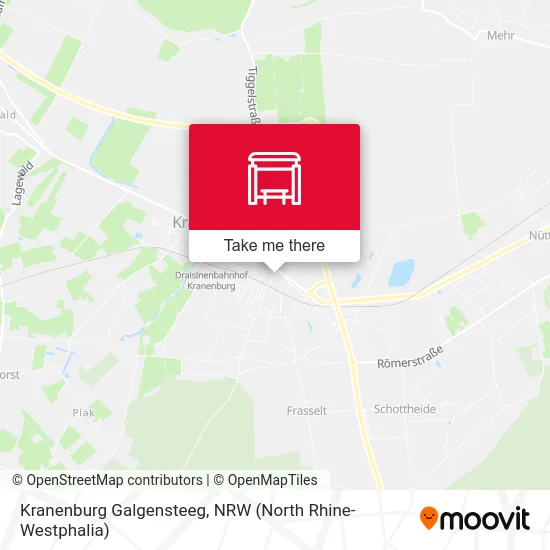 Карта Kranenburg Galgensteeg