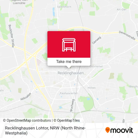 Карта Recklinghausen Lohtor
