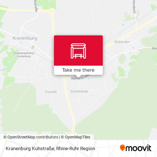 Kranenburg Kuhstraße map