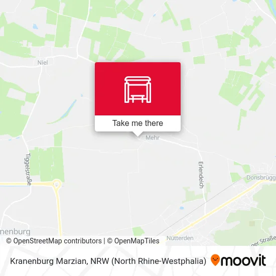 Kranenburg Marzian map