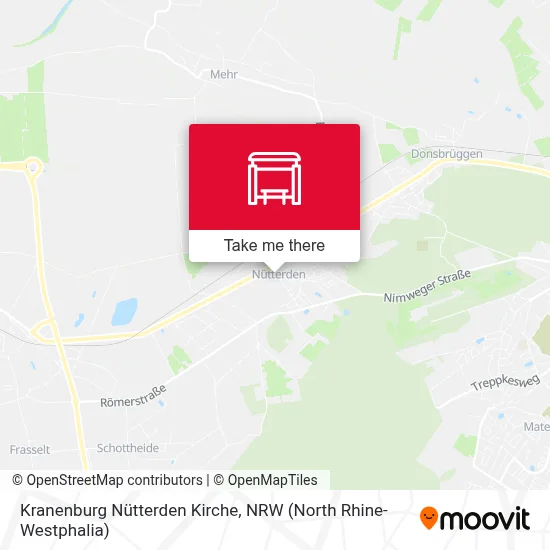 Kranenburg Nütterden Kirche map