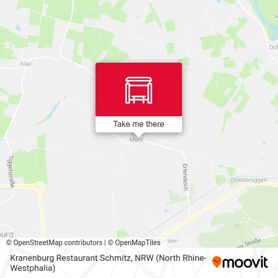 Kranenburg Restaurant Schmitz map