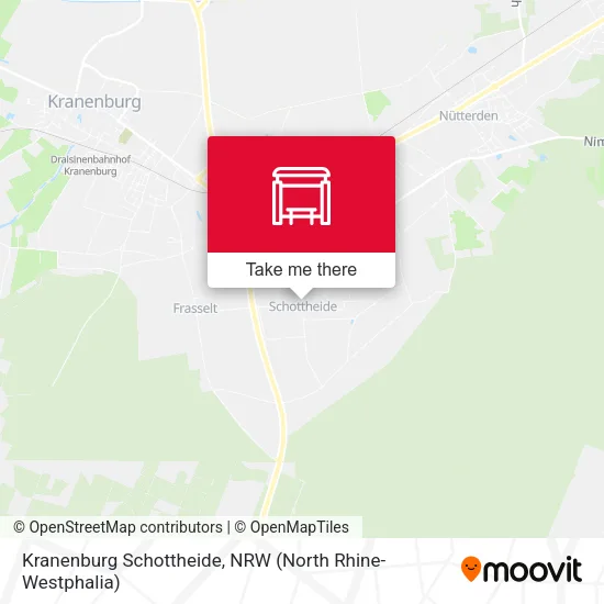 Карта Kranenburg Schottheide