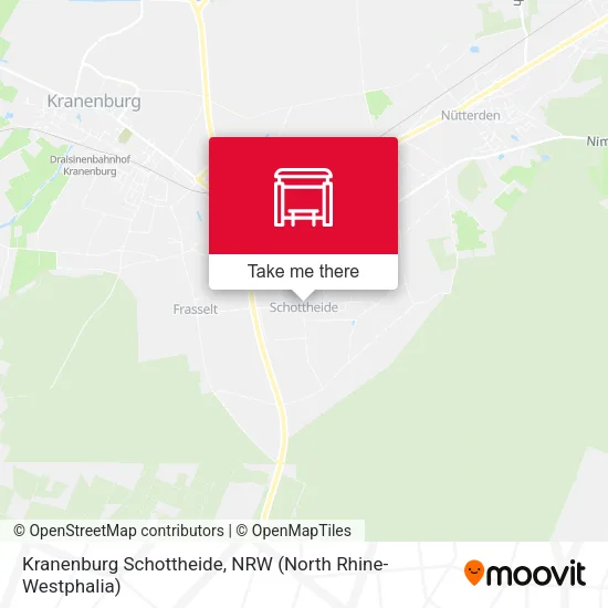 Карта Kranenburg Schottheide