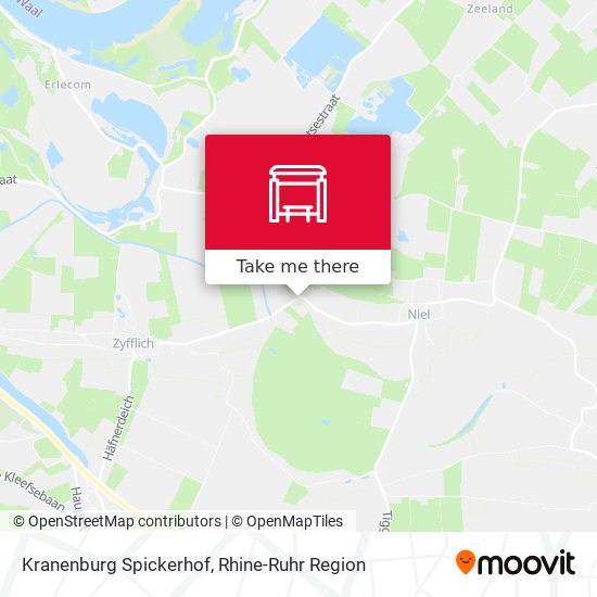 Kranenburg Spickerhof map