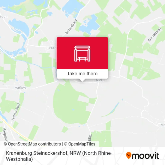 Kranenburg Steinackershof map