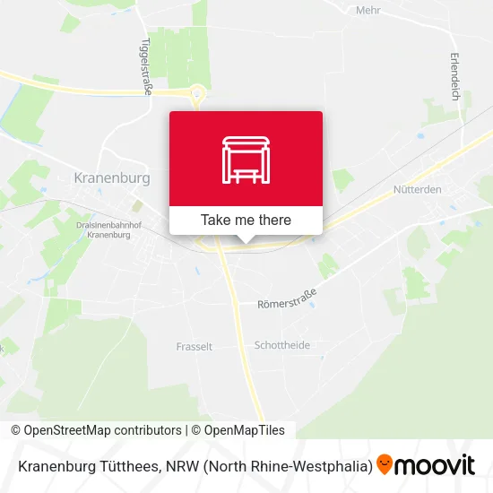 Карта Kranenburg Tütthees