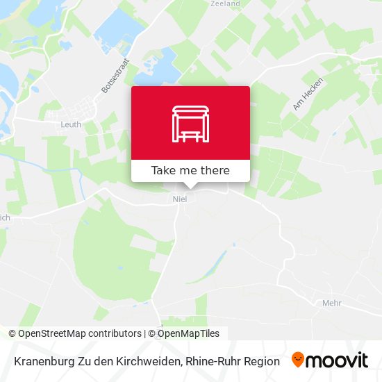 Kranenburg Zu den Kirchweiden map