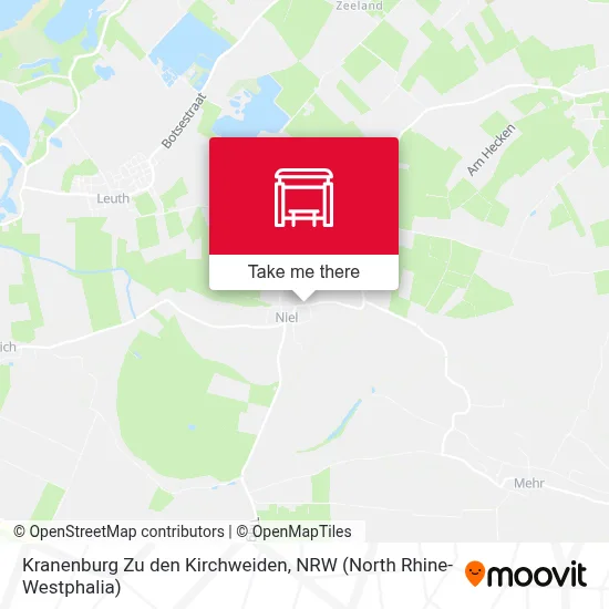 Kranenburg Zu den Kirchweiden map