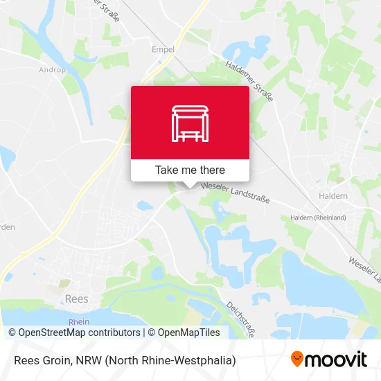 Карта Rees Groin