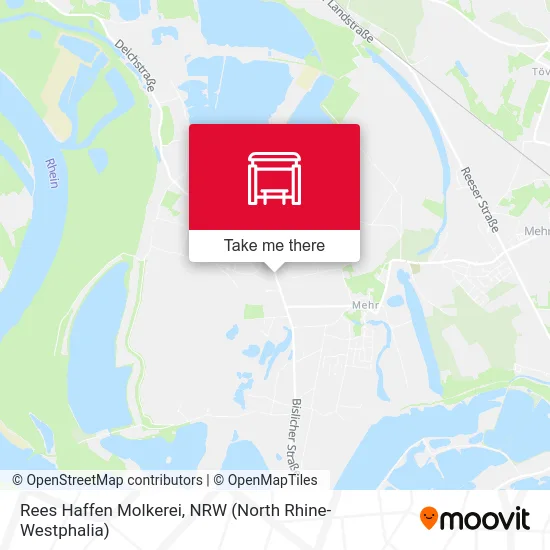 Rees Haffen Molkerei map