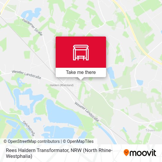 Rees Haldern Transformator map