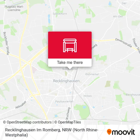 Карта Recklinghausen Im Romberg