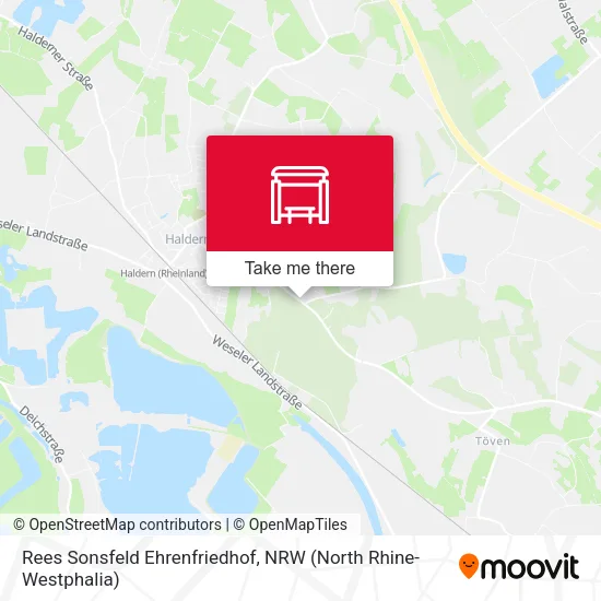 Карта Rees Sonsfeld Ehrenfriedhof