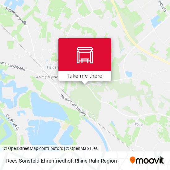 Rees Sonsfeld Ehrenfriedhof map