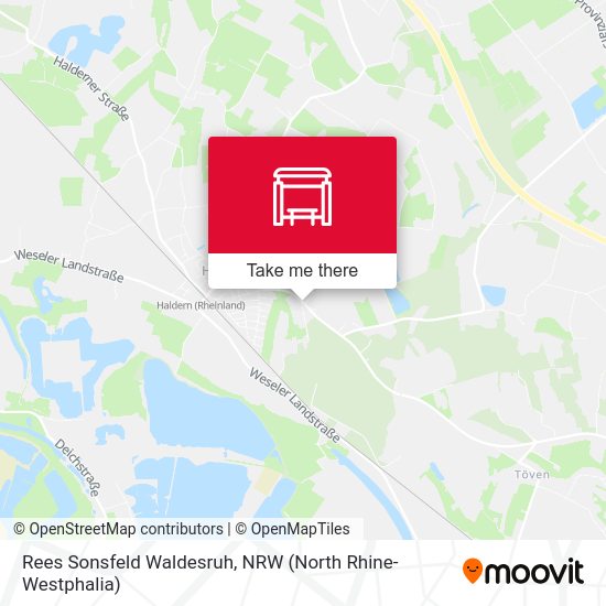 Rees Sonsfeld Waldesruh map