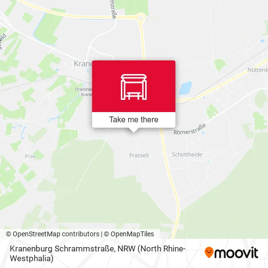 Карта Kranenburg Schrammstraße