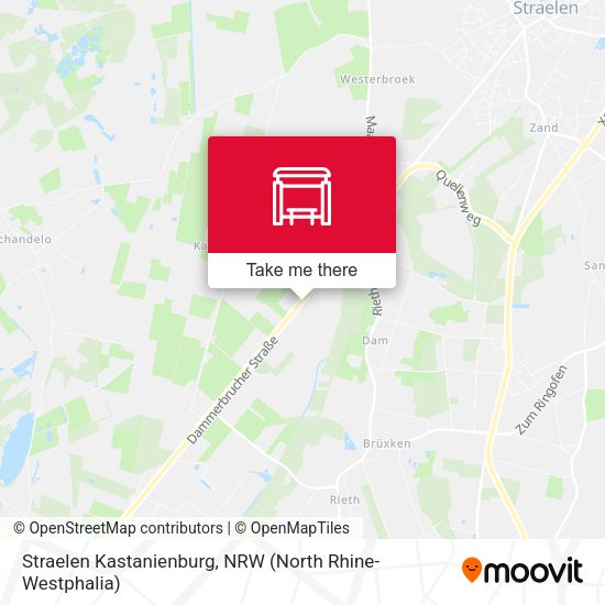 Straelen Kastanienburg map