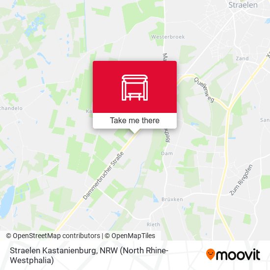 Straelen Kastanienburg map