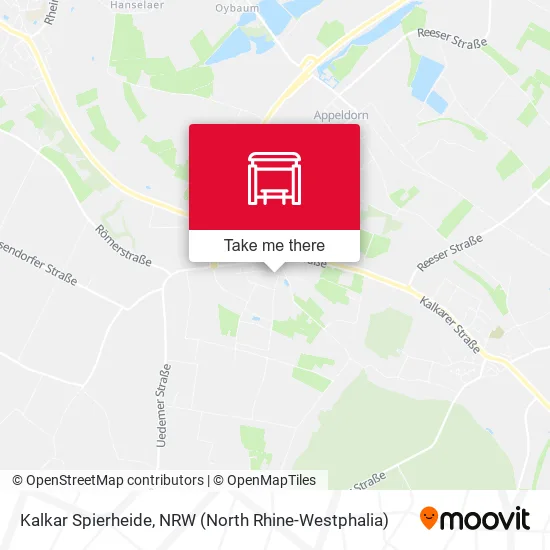 Карта Kalkar Spierheide