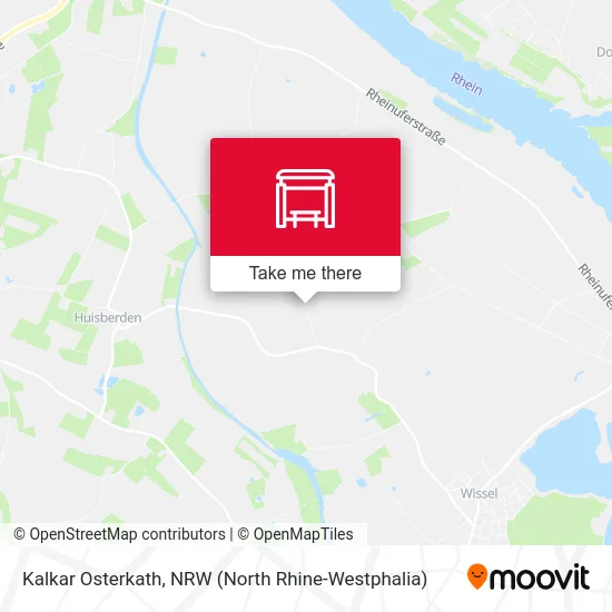 Kalkar Osterkath map