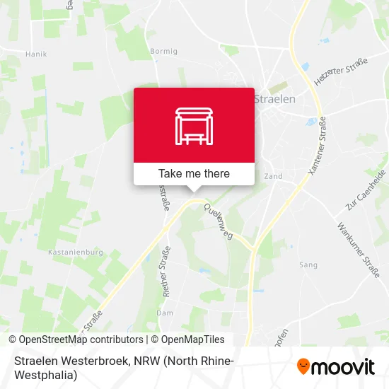 Карта Straelen Westerbroek