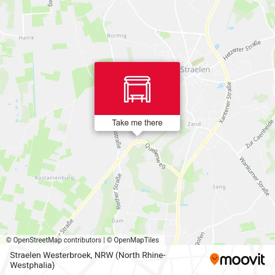 Карта Straelen Westerbroek