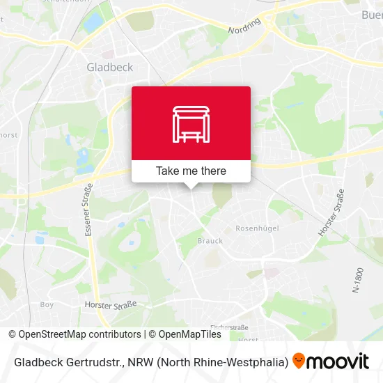 Карта Gladbeck Gertrudstr.