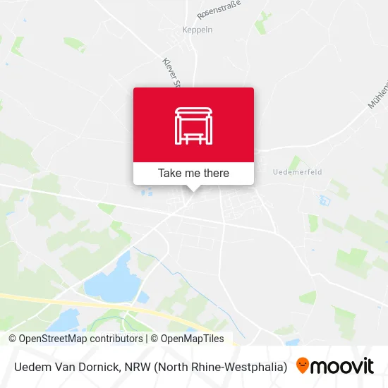 Карта Uedem Van Dornick