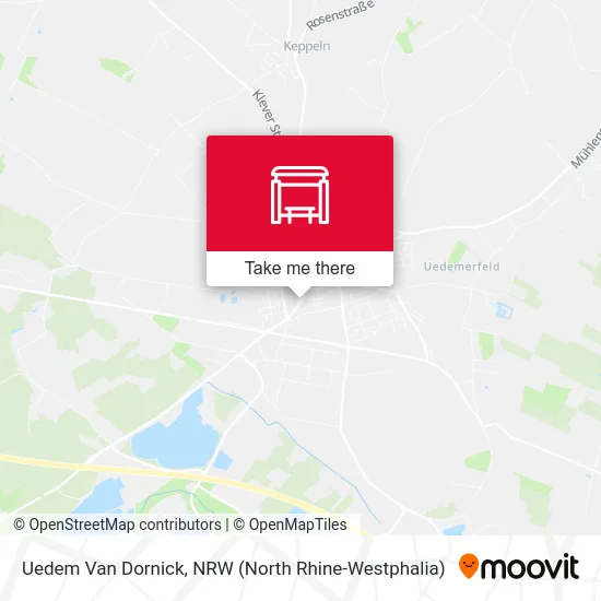 Карта Uedem Van Dornick