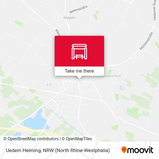 Карта Uedem Heiming