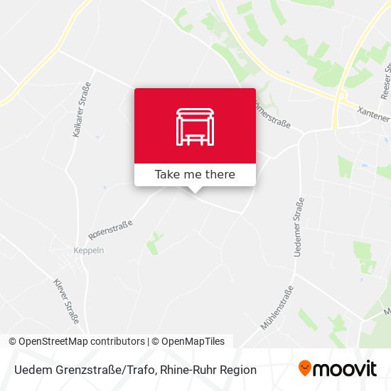 Uedem Grenzstraße/Trafo map