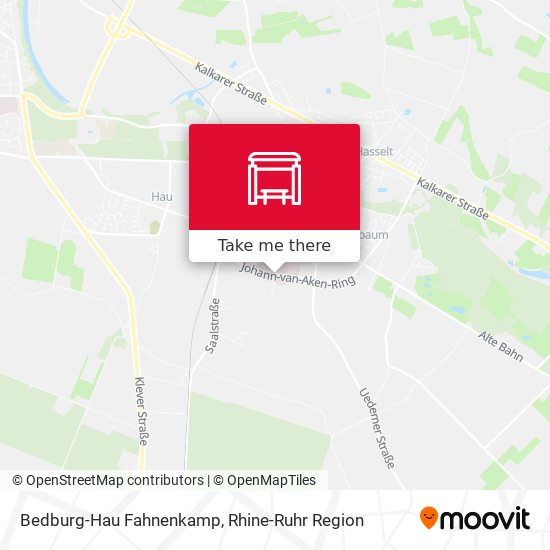 Bedburg-Hau Fahnenkamp map