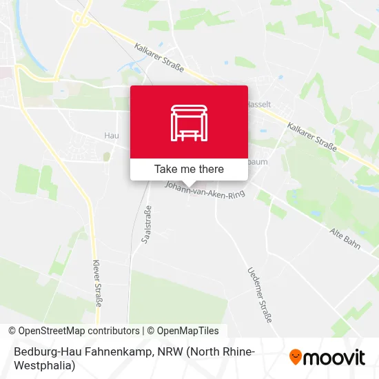 Bedburg-Hau Fahnenkamp map