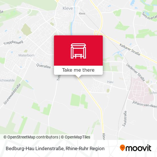 Bedburg-Hau Lindenstraße map