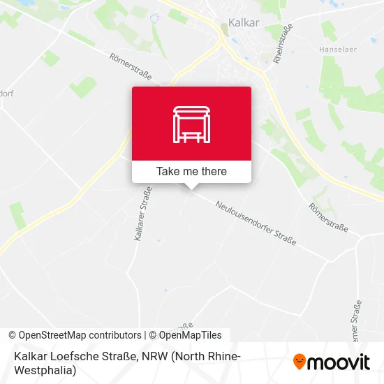 Карта Kalkar Loefsche Straße