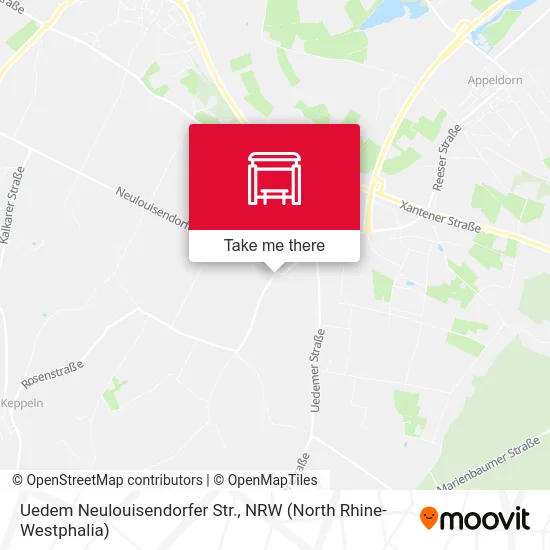 Карта Uedem Neulouisendorfer Str.