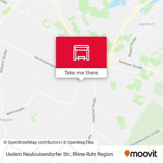 Карта Uedem Neulouisendorfer Str.